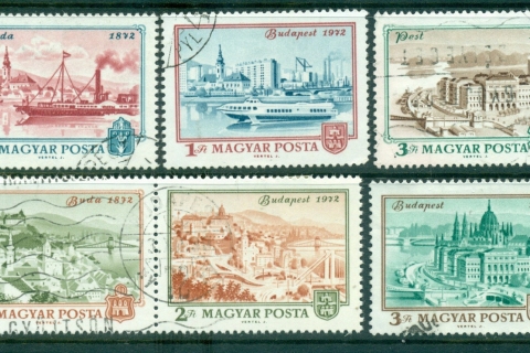 Hungary-1972-Unification-of-Budapest-FU-lot37798