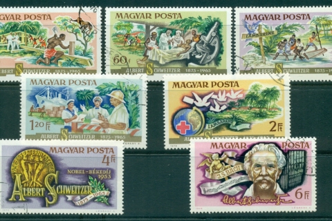 Hungary-1974-Albert-Schweitzer-CTO-lot37953