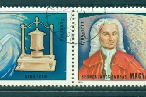 Hungary-1974-Janos-Andras-Segner-label-CTO-lot37916