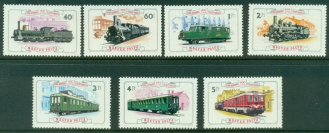 Hungary-1976-Gyor-Sopron-Railroad-Centenary-MUH