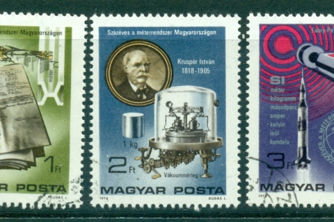 Hungary-1976-Introduction-of-Metric-System-CTO-lot37736