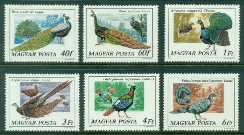 Hungary-1977-Birds-MUH
