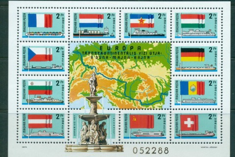 Hungary-1977-Intercontinental-waterways-MS-MUH-lot58813