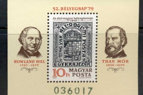 Hungary-1979-Sir-Rowland-Hill-Death-Centenary-MS-MUH