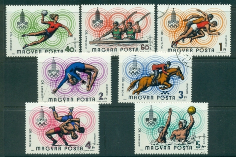 Hungary-1980-Moscow-Olympics-CTO-lot37837