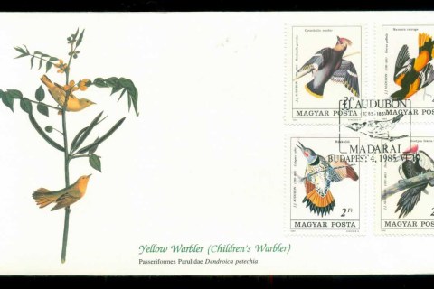 Hungary-1985-Audubon-Birds