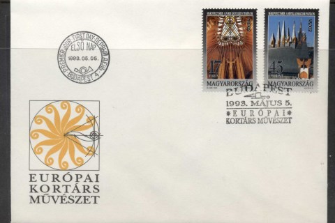 Hungary-1993-Europa-Modern-Art-FDC