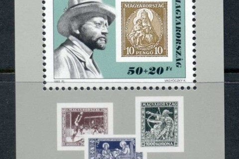 Hungary-1993-Stamp-Day-MS-Muh