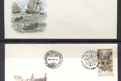 Hungary-1994-Europa-Scientific-Discoveries-2x-FDC