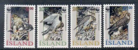 Iceland-1992 WWF Gyrfalcon, bird