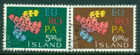 Iceland-1961-Europa-CTO