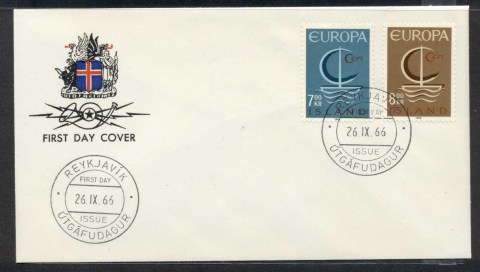 Iceland-1966-Europa-Sailboat-FDC