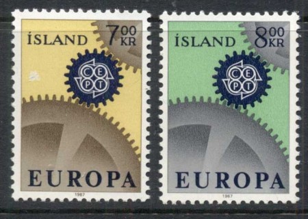 Iceland-1967-Europa-MUH