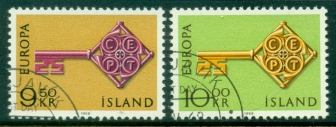 Iceland-1968-Europa-CTO