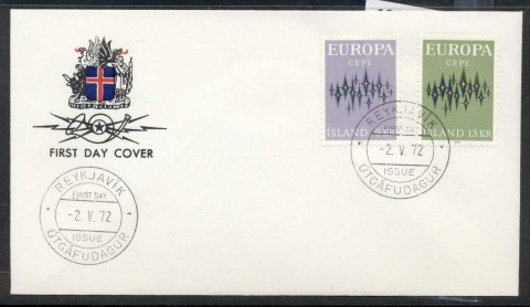 Iceland-1972-Europa-Sparkles-FDC