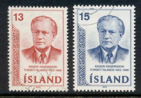 Iceland-1973-President-Asgeir-Asgeirsson-FU