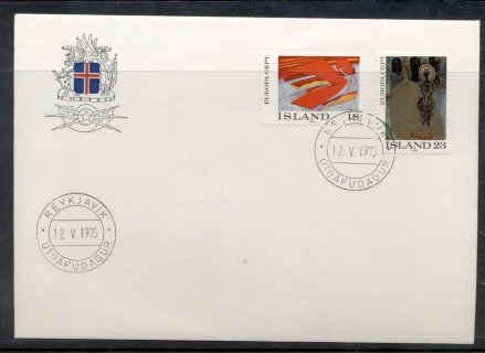 Iceland-1975-Europa-Paintings-FDC