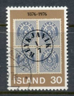 Iceland-1976-Centenary-of-Aurar-Stamps-FU