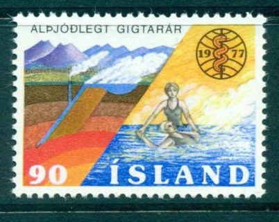 Iceland-1977-World-Rheumatism-Year-MUH-lot32576