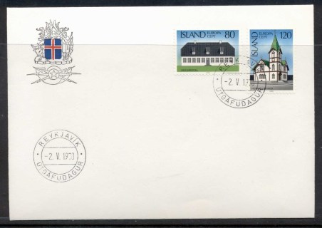 Iceland-1978-Europa-Architecture-FDC