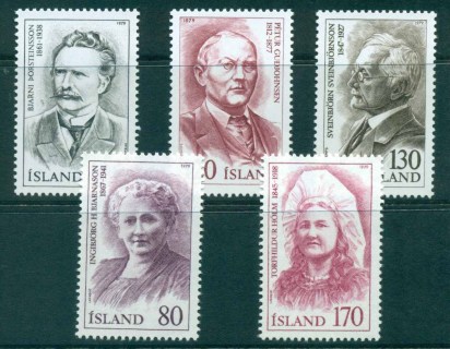 Iceland-1979-Famous-Icelanders-MUH-lot32588