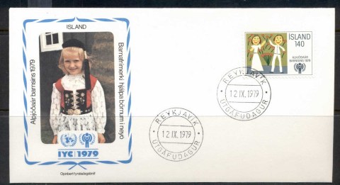 Iceland-1979-IYC-International-year-of-the-Child-FDC