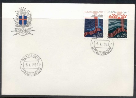 Iceland-1983-Europa-Human-Genius-FDC