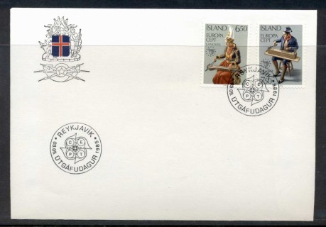 Iceland-1985-Europa-Music-Year-FDC