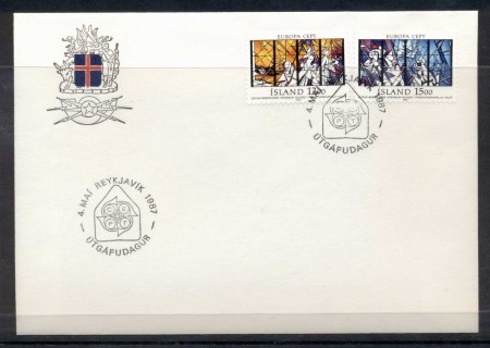 Iceland-1987-Europa-Architecture-FDC