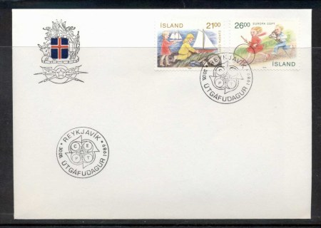 Iceland-1989-Europa-Childrens-Play-FDC