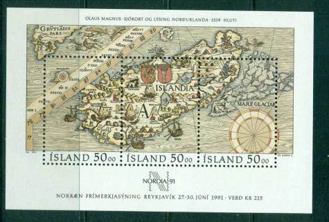 Iceland-1991-NORDIA-91-MS-MUH-lot57401