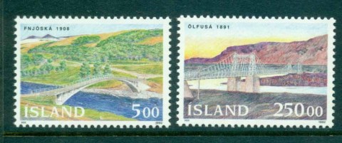 Iceland-1992-Bridges-MUH-lot32413