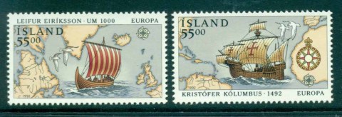 Iceland-1992-Europa-Christopher-Columbus-MUH-lot32624