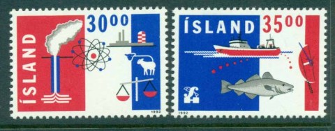 Iceland-1992-Export-trade-MUH-lot32412