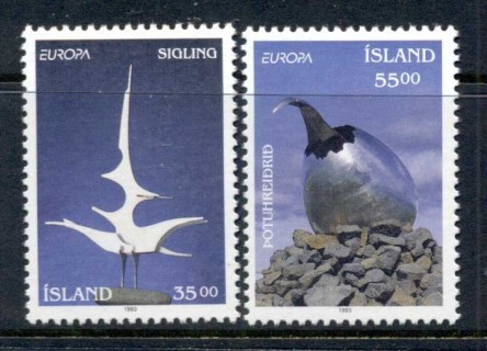 Iceland-1993-Europa-Sculptures-MUH