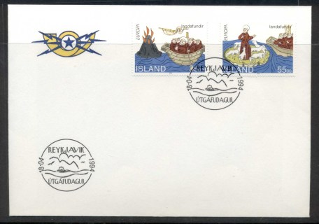 Iceland-1994-Europa-Scientific-Discoveries-FDC