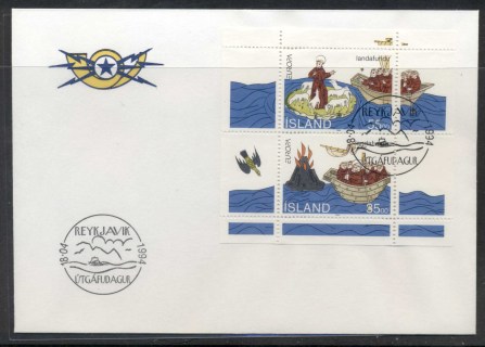 Iceland-1994-Europa-Scientific-Discoveries-MS-FDC