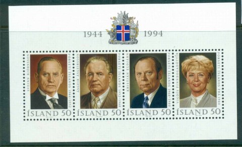 Iceland-1994-Presidents-of-Iceland-MS-MUH-lot32418