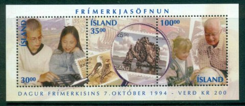 Iceland-1994-Stamp-day-MS-MUH-lot32419