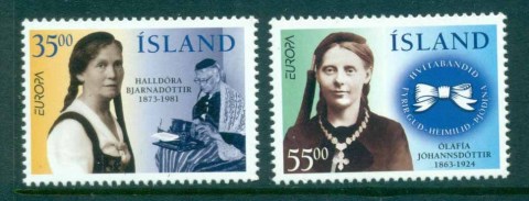 Iceland-1996-Famous-Women-MUH-lot32436