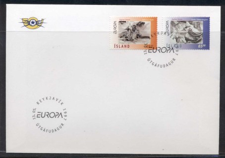 Iceland-1997-Europa-Myths-legends-FDC