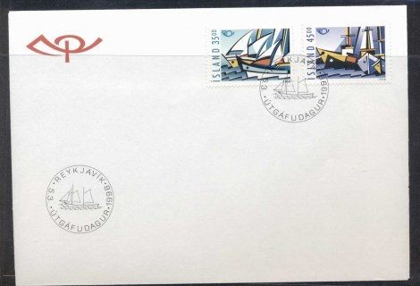 Iceland-1998-Ships-FDC