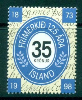 Iceland-1998-Stamp-Anniv-MUH-lot32458