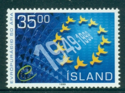 Iceland-1999-Council-of-Europe-50th-Anniversary-MUH