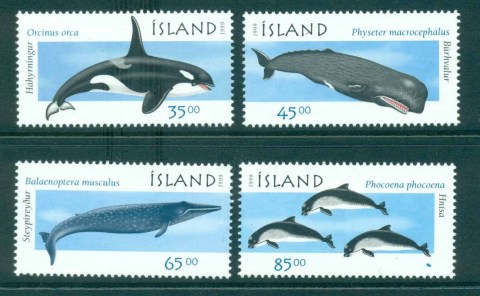 Iceland-1999-Whales-MUH-lot32464