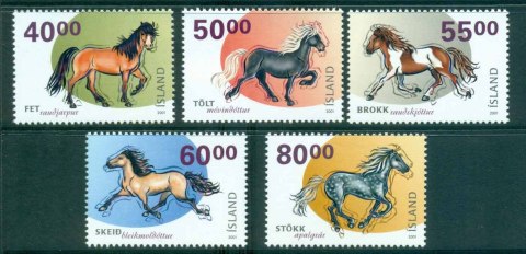 Iceland-2001-Horses-MUH-lot32488