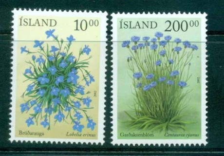 Iceland-2002-Flowers-MUH-lot32503