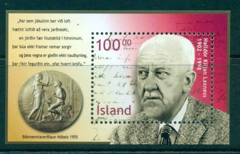 Iceland-2002-Nobel-Literature-laureate-MS-MUH-lot32499