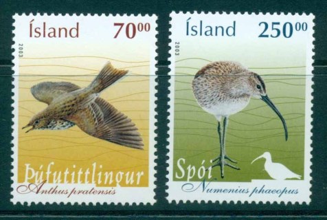 Iceland-2003-Birds-MUH-lot32519