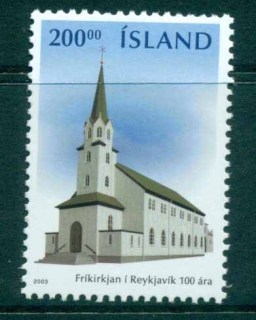 Iceland-2003-Free-Church-Reykjavik-MUH-lot32515